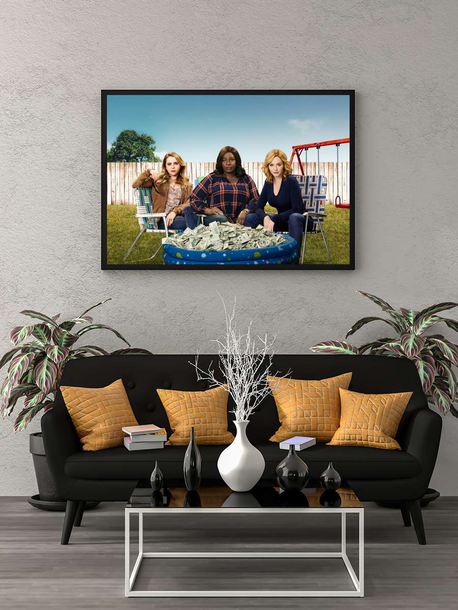 Good Girls Dizi Tablo Siyah Çerçeveli Dizi Poster Duvar Tablo