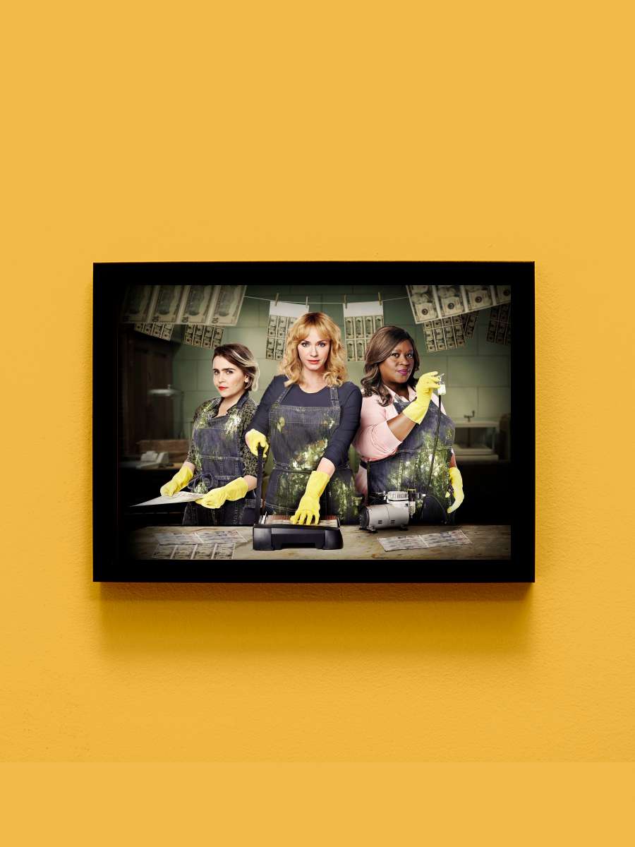 Good Girls Dizi Tablo Siyah Çerçeveli Dizi Poster Duvar Tablo