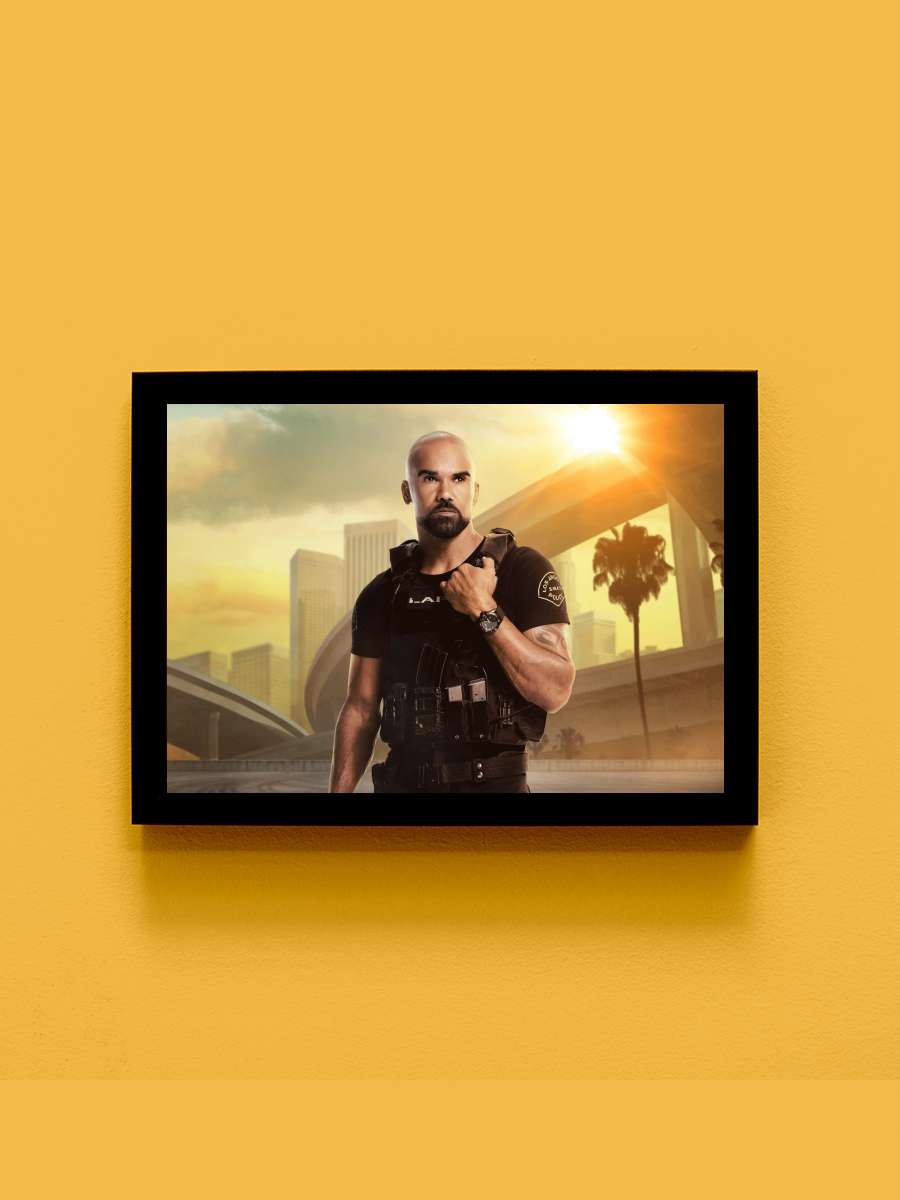 S.W.A.T. Dizi Tablo Siyah Çerçeveli Dizi Poster Duvar Tablo