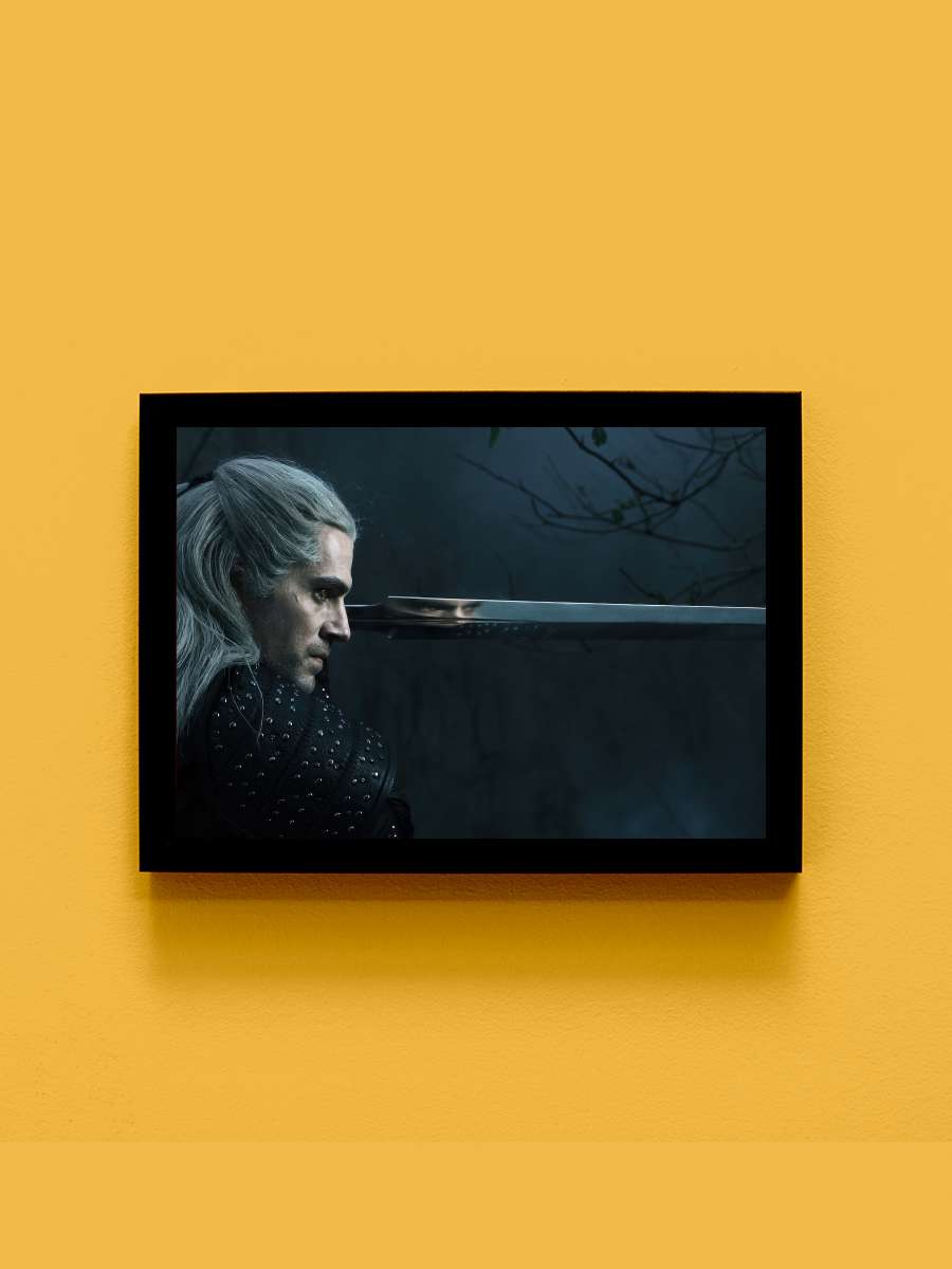 The Witcher Dizi Tablo Siyah Çerçeveli Dizi Poster Duvar Tablo