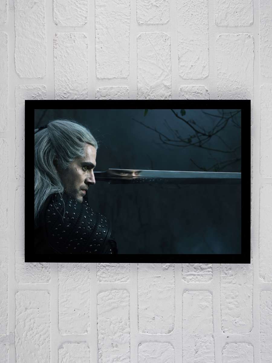 The Witcher Dizi Tablo Siyah Çerçeveli Dizi Poster Duvar Tablo