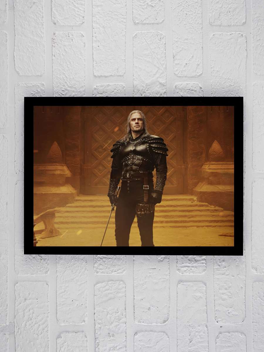 The Witcher Dizi Tablo Siyah Çerçeveli Dizi Poster Duvar Tablo