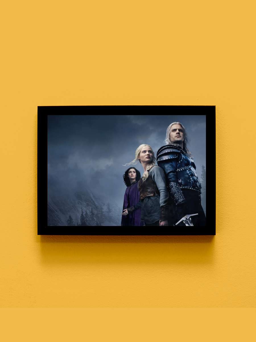 The Witcher Dizi Tablo Siyah Çerçeveli Dizi Poster Duvar Tablo