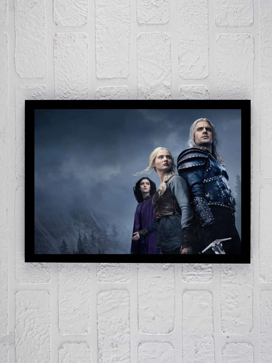 The Witcher Dizi Tablo Siyah Çerçeveli Dizi Poster Duvar Tablo