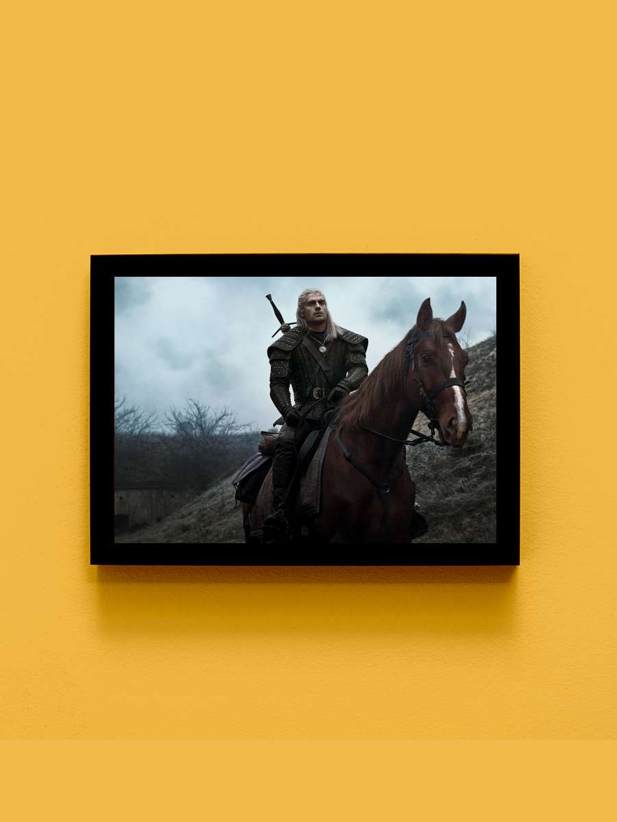 The Witcher Dizi Tablo Siyah Çerçeveli Dizi Poster Duvar Tablo