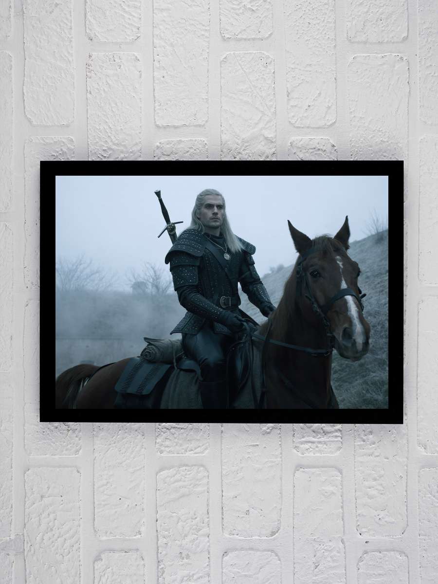 The Witcher Dizi Tablo Siyah Çerçeveli Dizi Poster Duvar Tablo