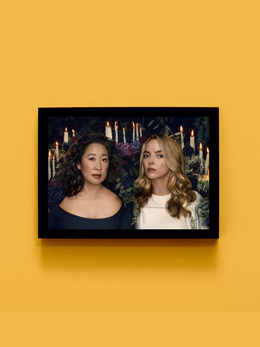 Killing Eve Dizi Tablo Siyah Çerçeveli Dizi Poster Duvar Tablo