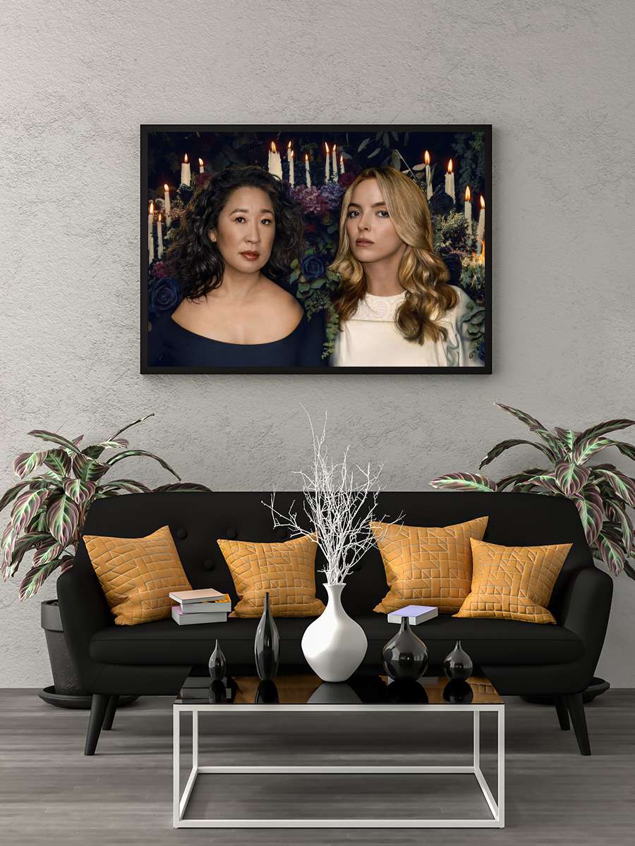 Killing Eve Dizi Tablo Siyah Çerçeveli Dizi Poster Duvar Tablo