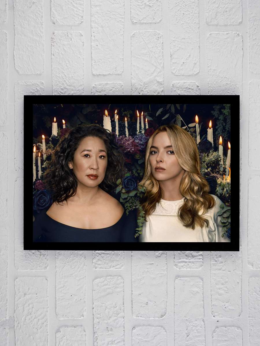 Killing Eve Dizi Tablo Siyah Çerçeveli Dizi Poster Duvar Tablo