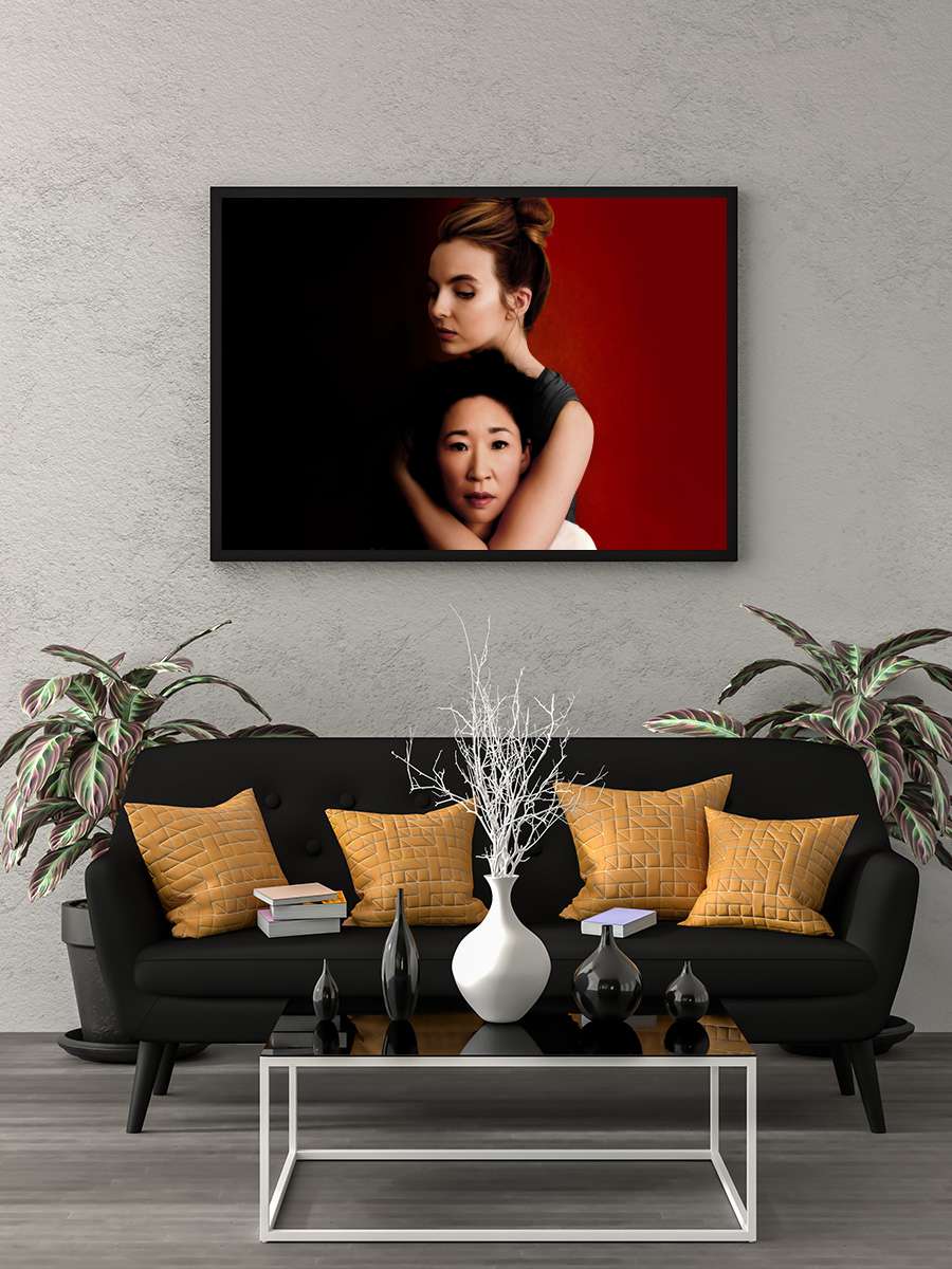 Killing Eve Dizi Tablo Siyah Çerçeveli Dizi Poster Duvar Tablo