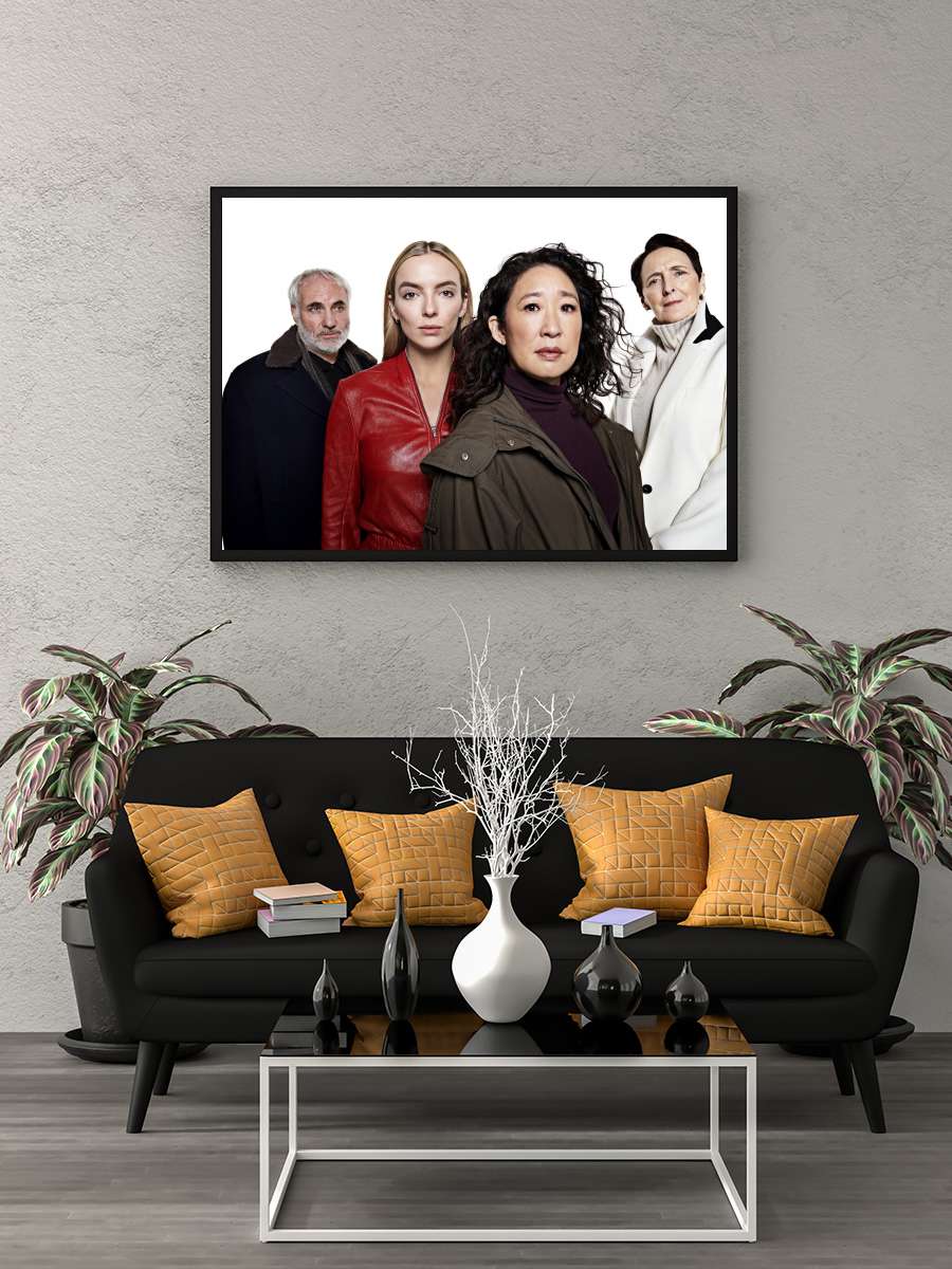 Killing Eve Dizi Tablo Siyah Çerçeveli Dizi Poster Duvar Tablo