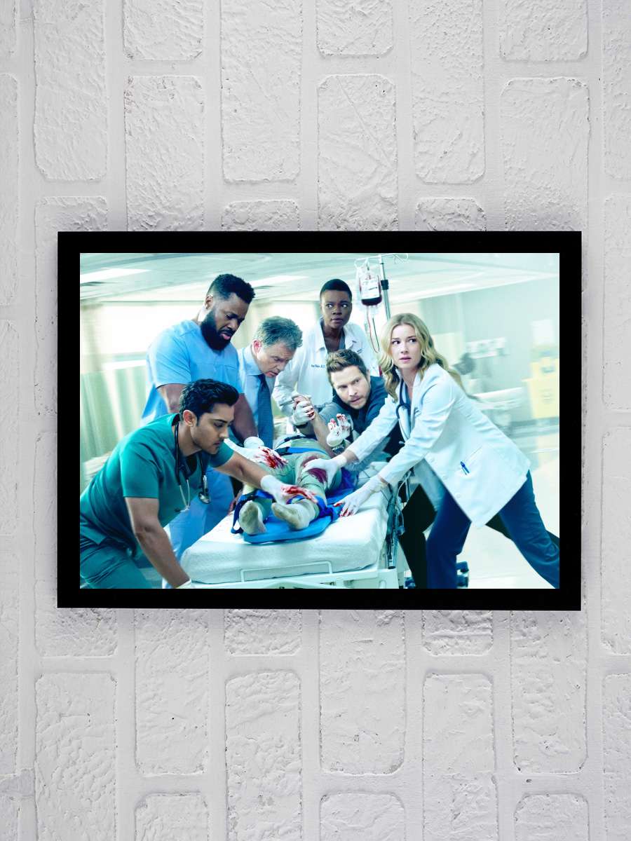 The Resident Dizi Tablo Siyah Çerçeveli Dizi Poster Duvar Tablo