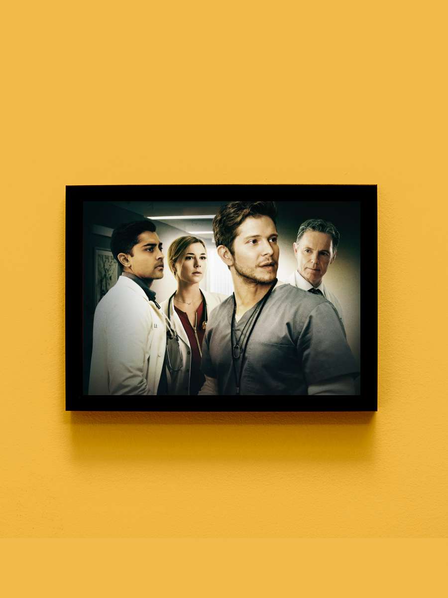 The Resident Dizi Tablo Siyah Çerçeveli Dizi Poster Duvar Tablo