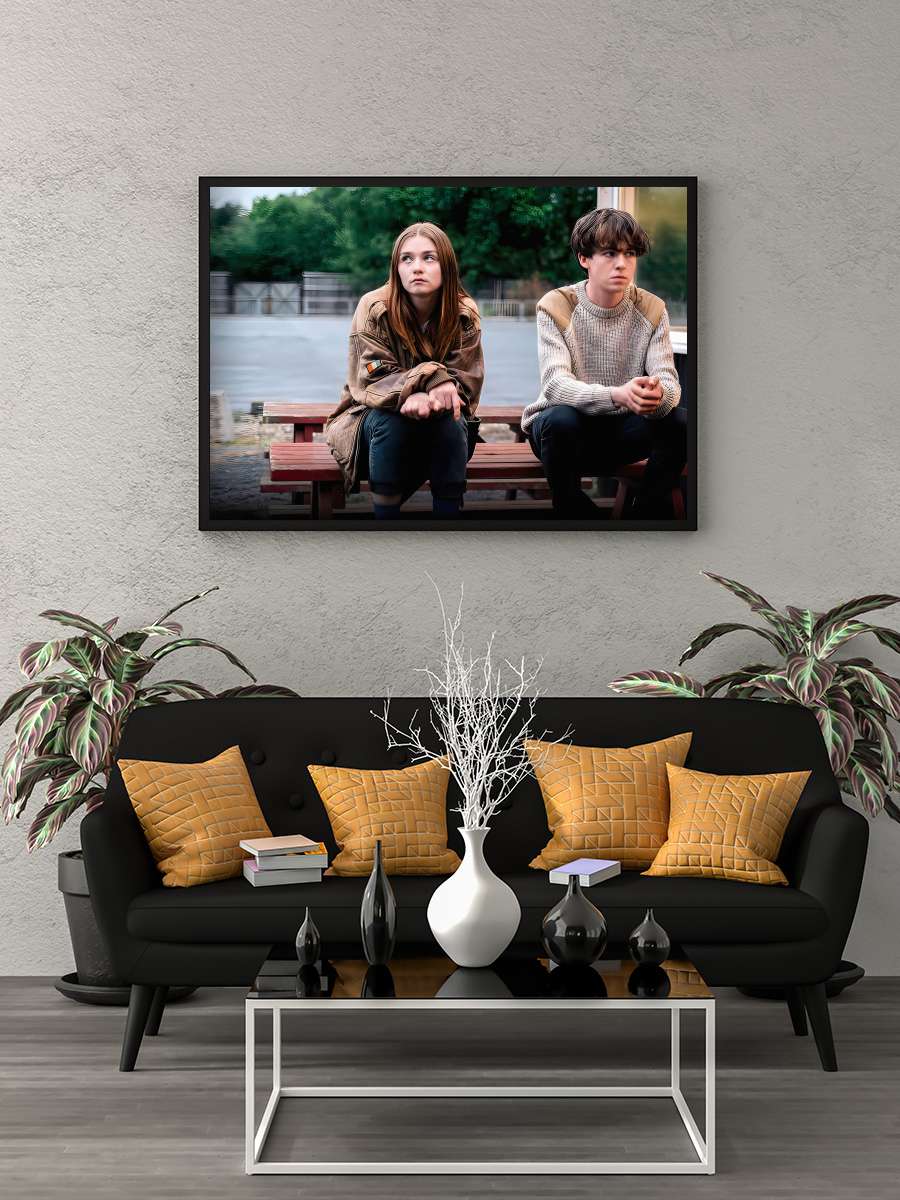 The End of the F***ing World Dizi Tablo Siyah Çerçeveli Dizi Poster Duvar Tablo