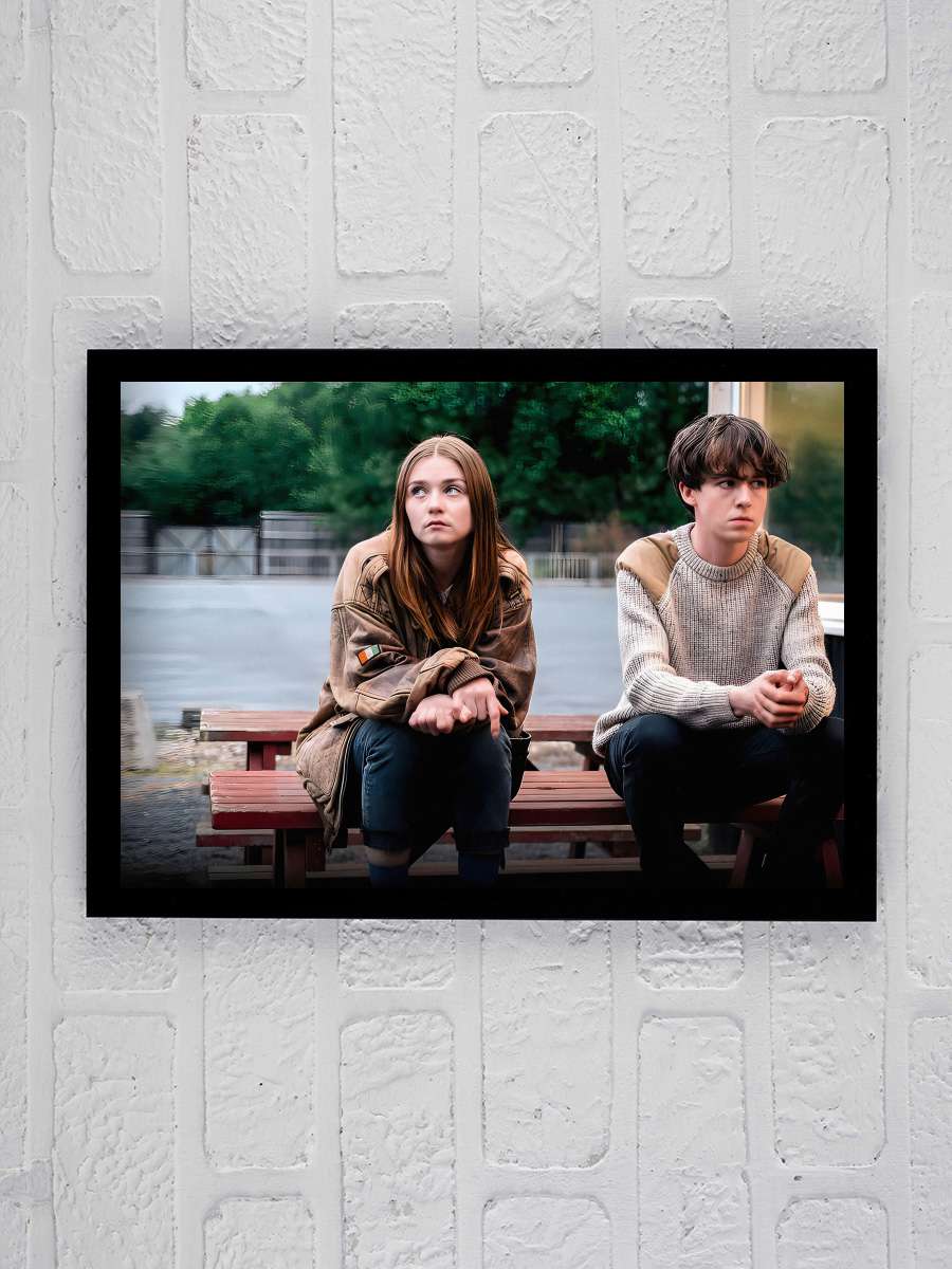 The End of the F***ing World Dizi Tablo Siyah Çerçeveli Dizi Poster Duvar Tablo