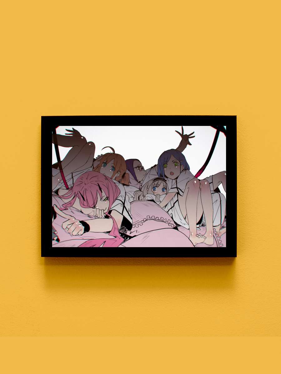 Darling in the FranXX - ダーリン・イン・ザ・フランキス Dizi Tablo Siyah Çerçeveli Dizi Poster Duvar Tablo