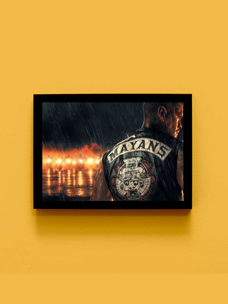 Mayans M.C. Dizi Tablo Siyah Çerçeveli Dizi Poster Duvar Tablo