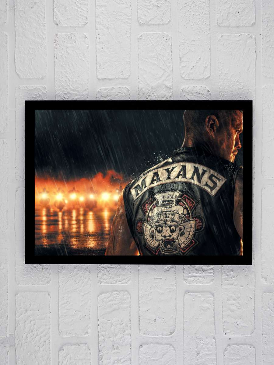 Mayans M.C. Dizi Tablo Siyah Çerçeveli Dizi Poster Duvar Tablo