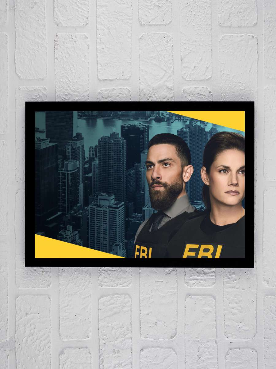 FBI Dizi Tablo Siyah Çerçeveli Dizi Poster Duvar Tablo