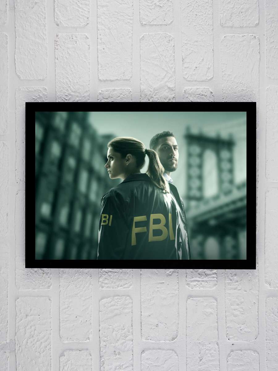 FBI Dizi Tablo Siyah Çerçeveli Dizi Poster Duvar Tablo