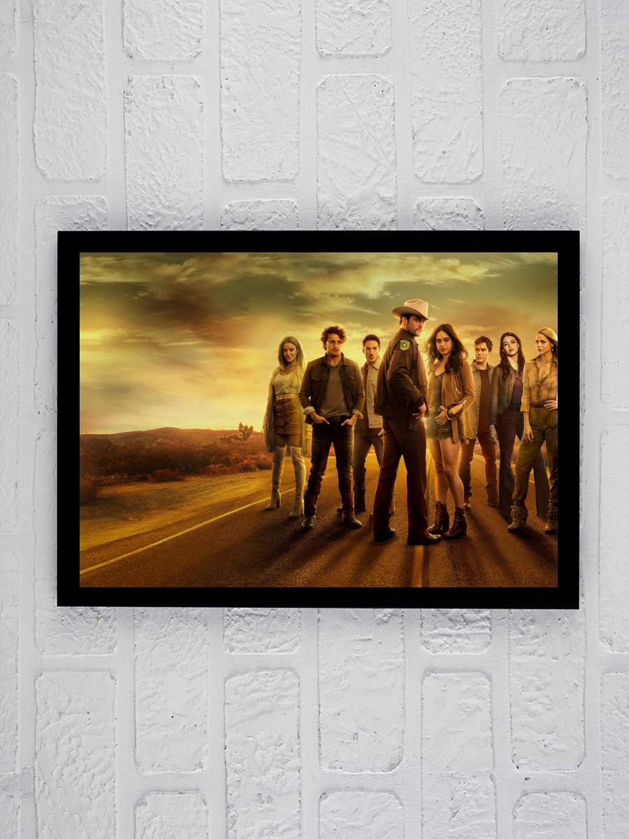 Roswell, New Mexico Dizi Tablo Siyah Çerçeveli Dizi Poster Duvar Tablo