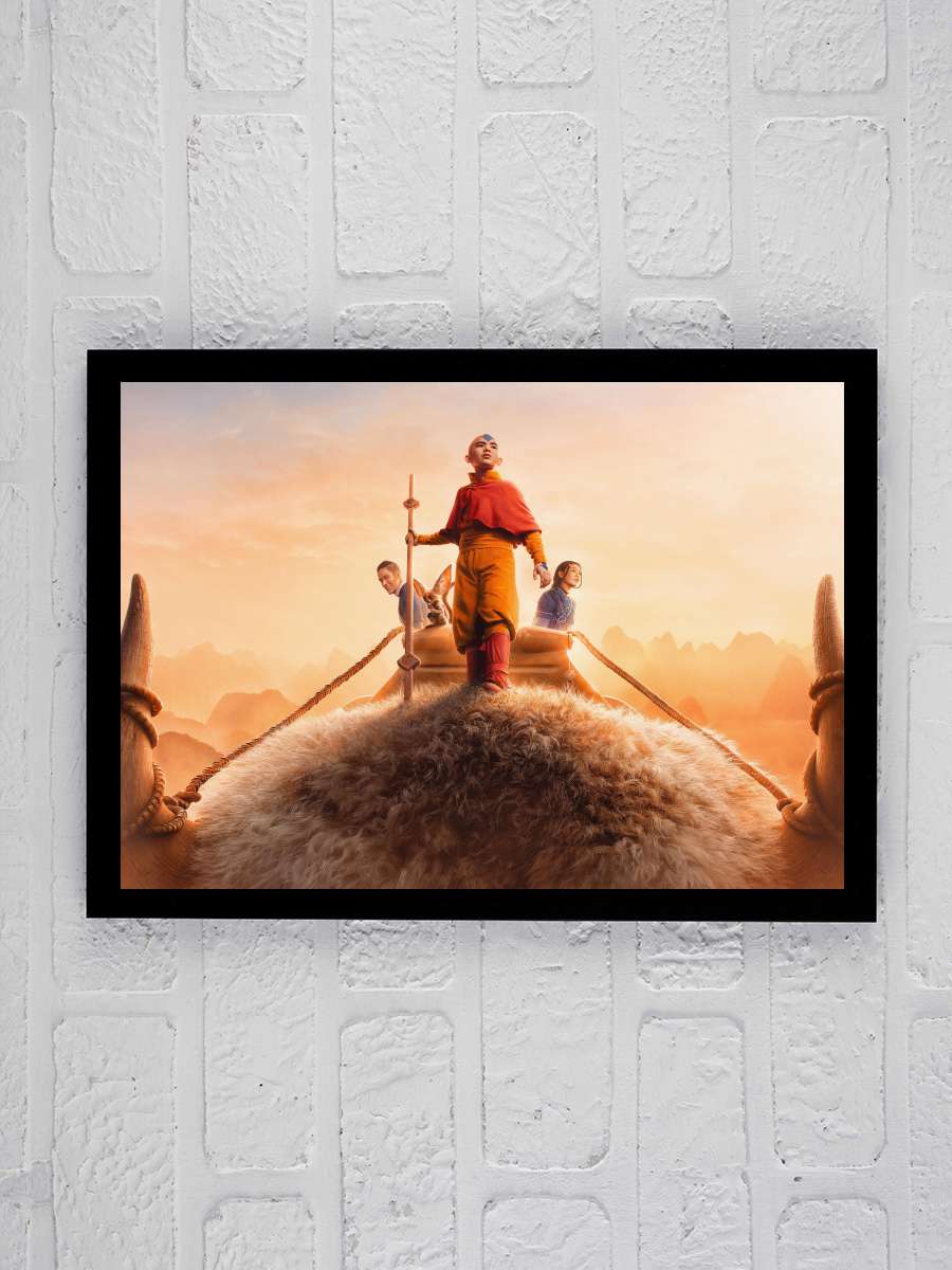 Avatar the Last Airbender Dizi Tablo Siyah Çerçeveli Dizi Poster Duvar Tablo