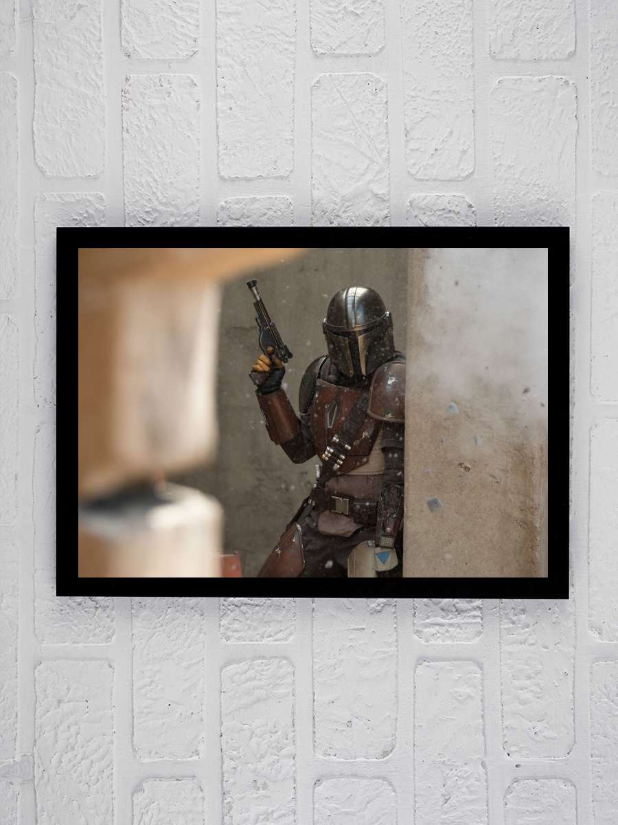 The Mandalorian Dizi Tablo Siyah Çerçeveli Dizi Poster Duvar Tablo