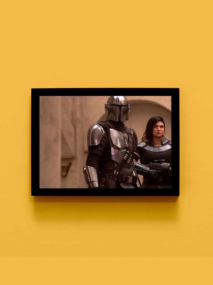 The Mandalorian Dizi Tablo Siyah Çerçeveli Dizi Poster Duvar Tablo