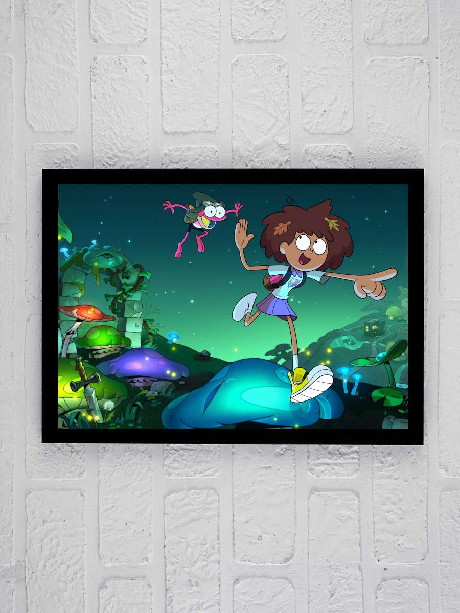 Amphibia Dizi Tablo Siyah Çerçeveli Dizi Poster Duvar Tablo