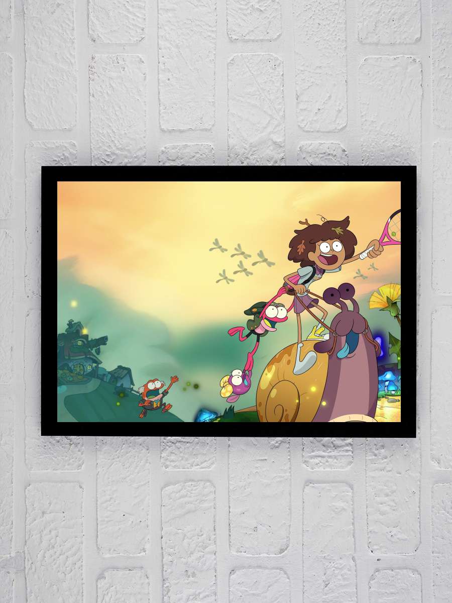 Amphibia Dizi Tablo Siyah Çerçeveli Dizi Poster Duvar Tablo