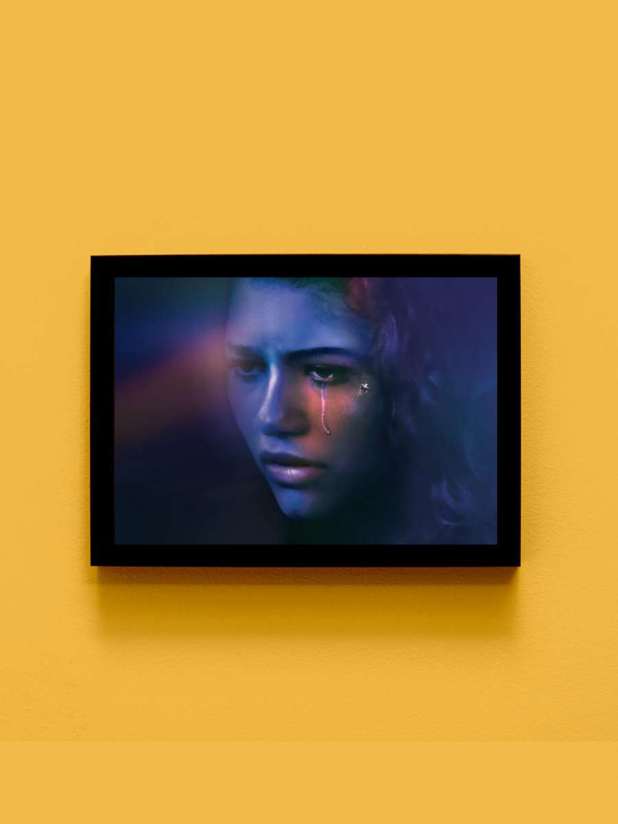 Euphoria Dizi Tablo Siyah Çerçeveli Dizi Poster Duvar Tablo