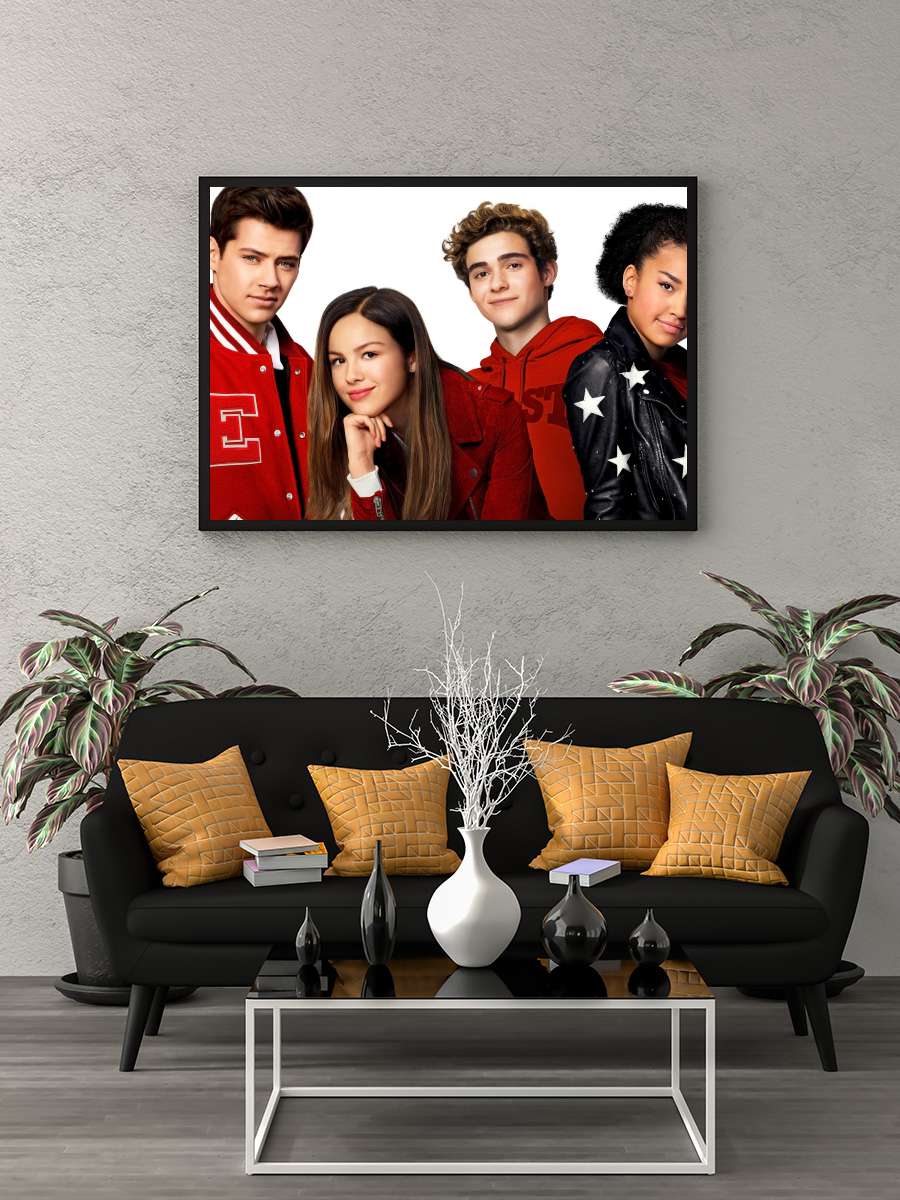 High School Musical: The Musical: The Series Dizi Tablo Siyah Çerçeveli Dizi Poster Duvar Tablo