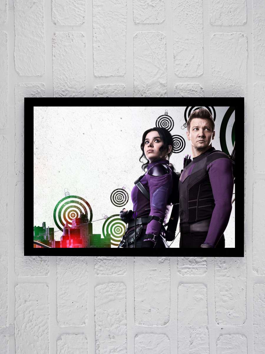 Hawkeye Dizi Tablo Siyah Çerçeveli Dizi Poster Duvar Tablo