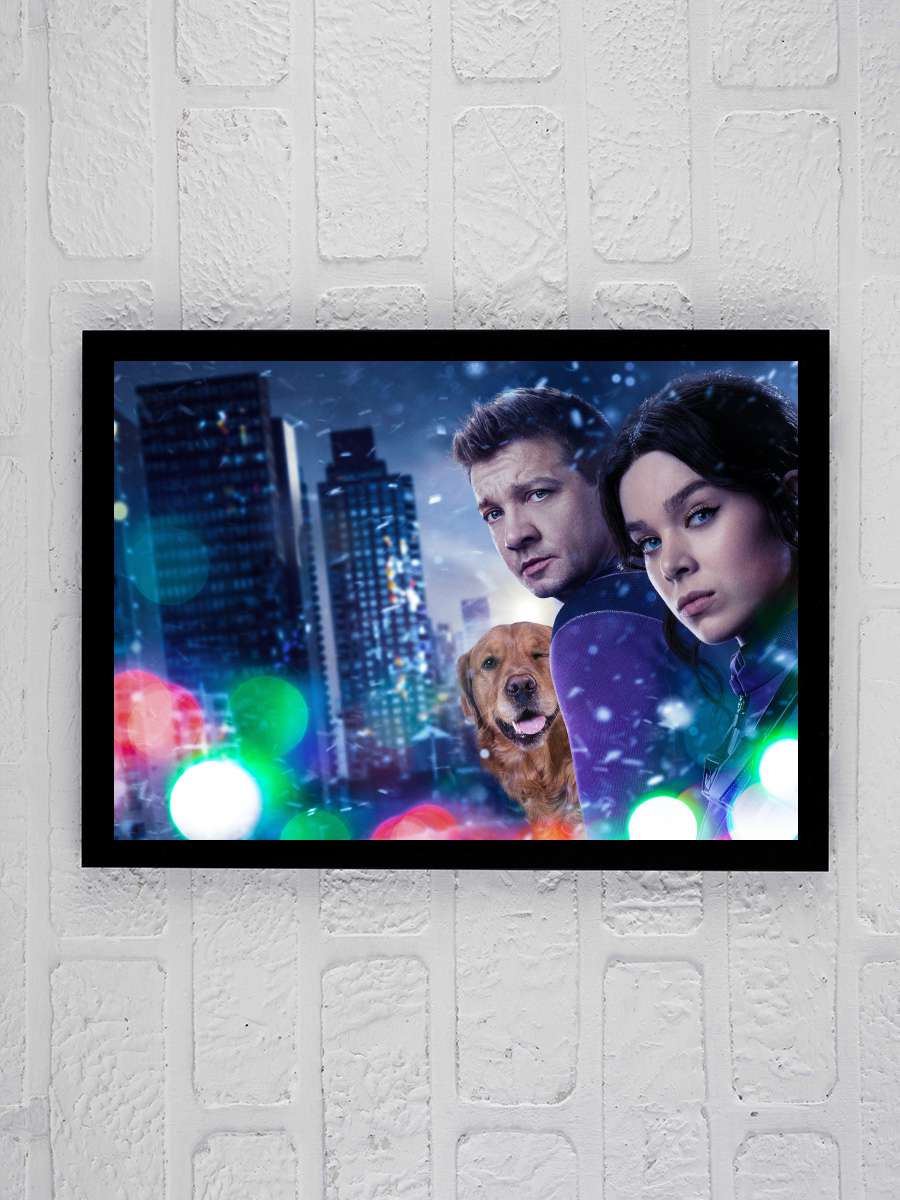 Hawkeye Dizi Tablo Siyah Çerçeveli Dizi Poster Duvar Tablo