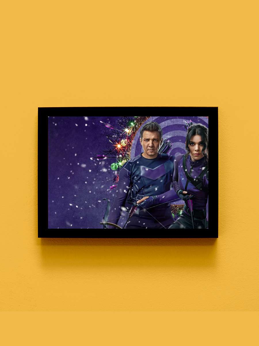 Hawkeye Dizi Tablo Siyah Çerçeveli Dizi Poster Duvar Tablo