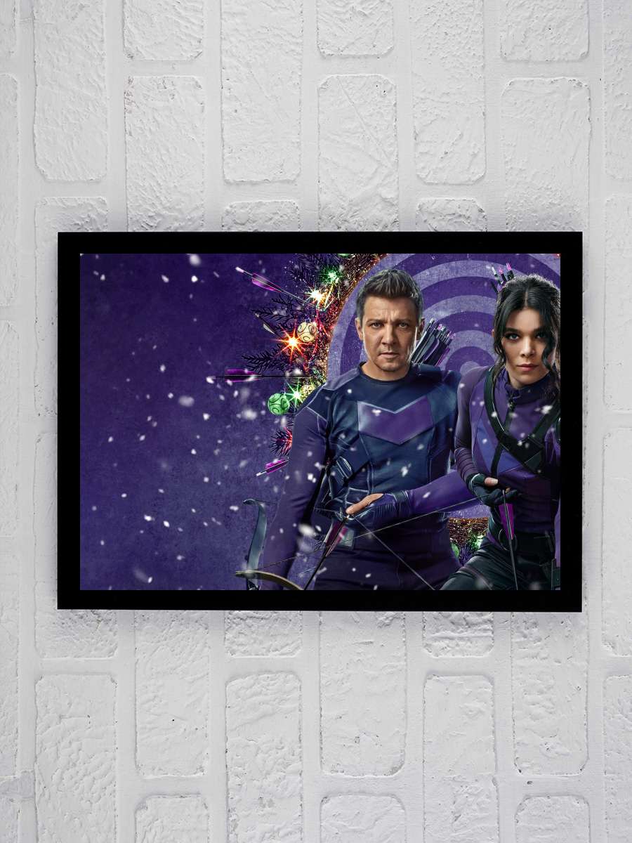 Hawkeye Dizi Tablo Siyah Çerçeveli Dizi Poster Duvar Tablo