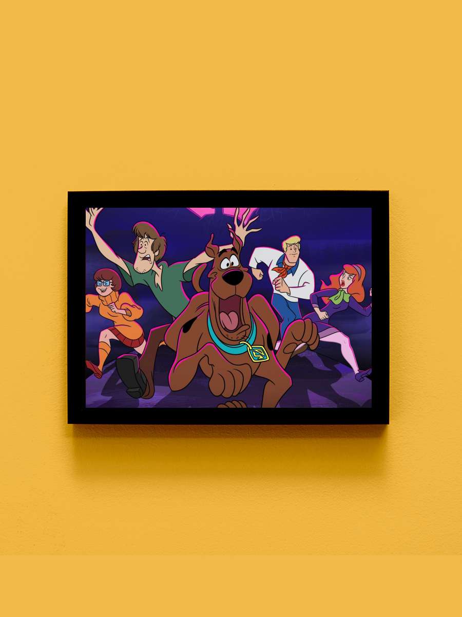 Scooby-Doo and Guess Who? Dizi Tablo Siyah Çerçeveli Dizi Poster Duvar Tablo