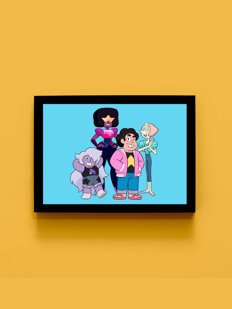 Steven Universe Future Dizi Tablo Siyah Çerçeveli Dizi Poster Duvar Tablo