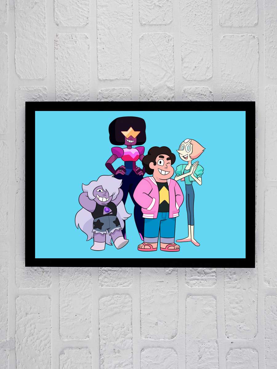 Steven Universe Future Dizi Tablo Siyah Çerçeveli Dizi Poster Duvar Tablo