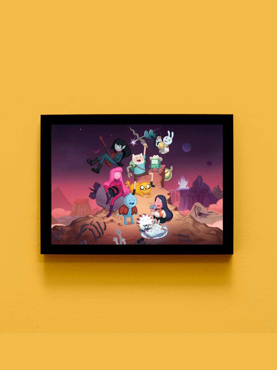 Adventure Time: Uzak Topraklar - Adventure Time: Distant Lands Dizi Tablo Siyah Çerçeveli Dizi Poster Duvar Tablo