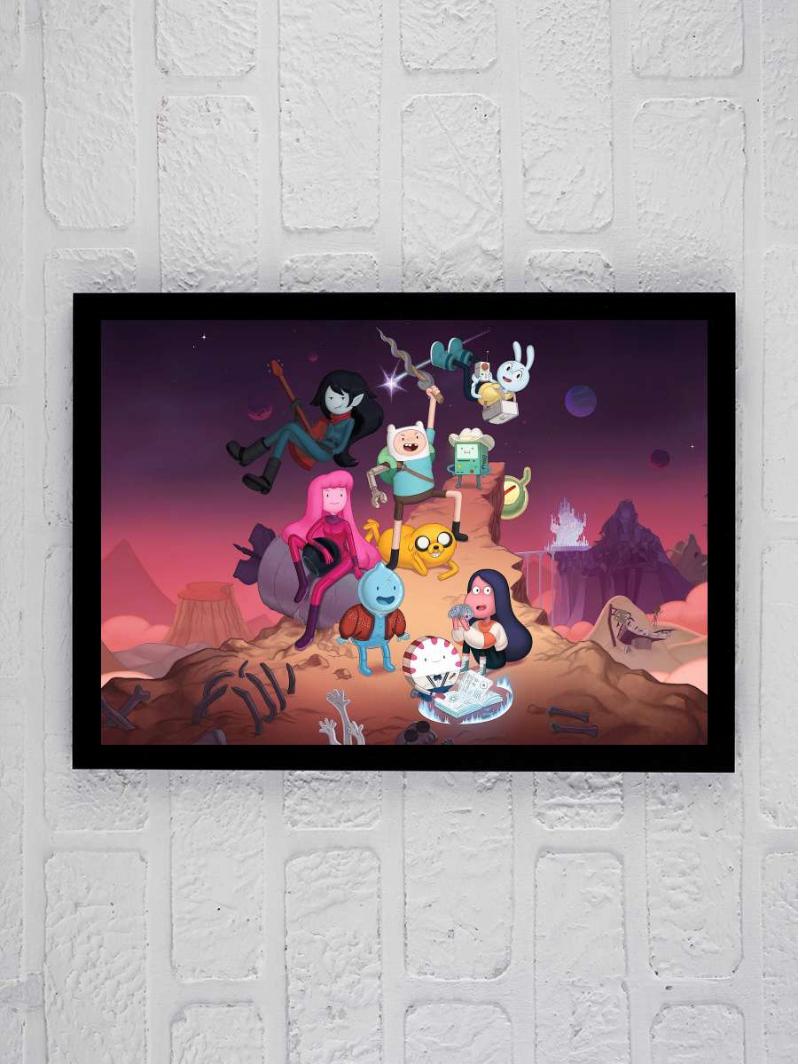 Adventure Time: Uzak Topraklar - Adventure Time: Distant Lands Dizi Tablo Siyah Çerçeveli Dizi Poster Duvar Tablo