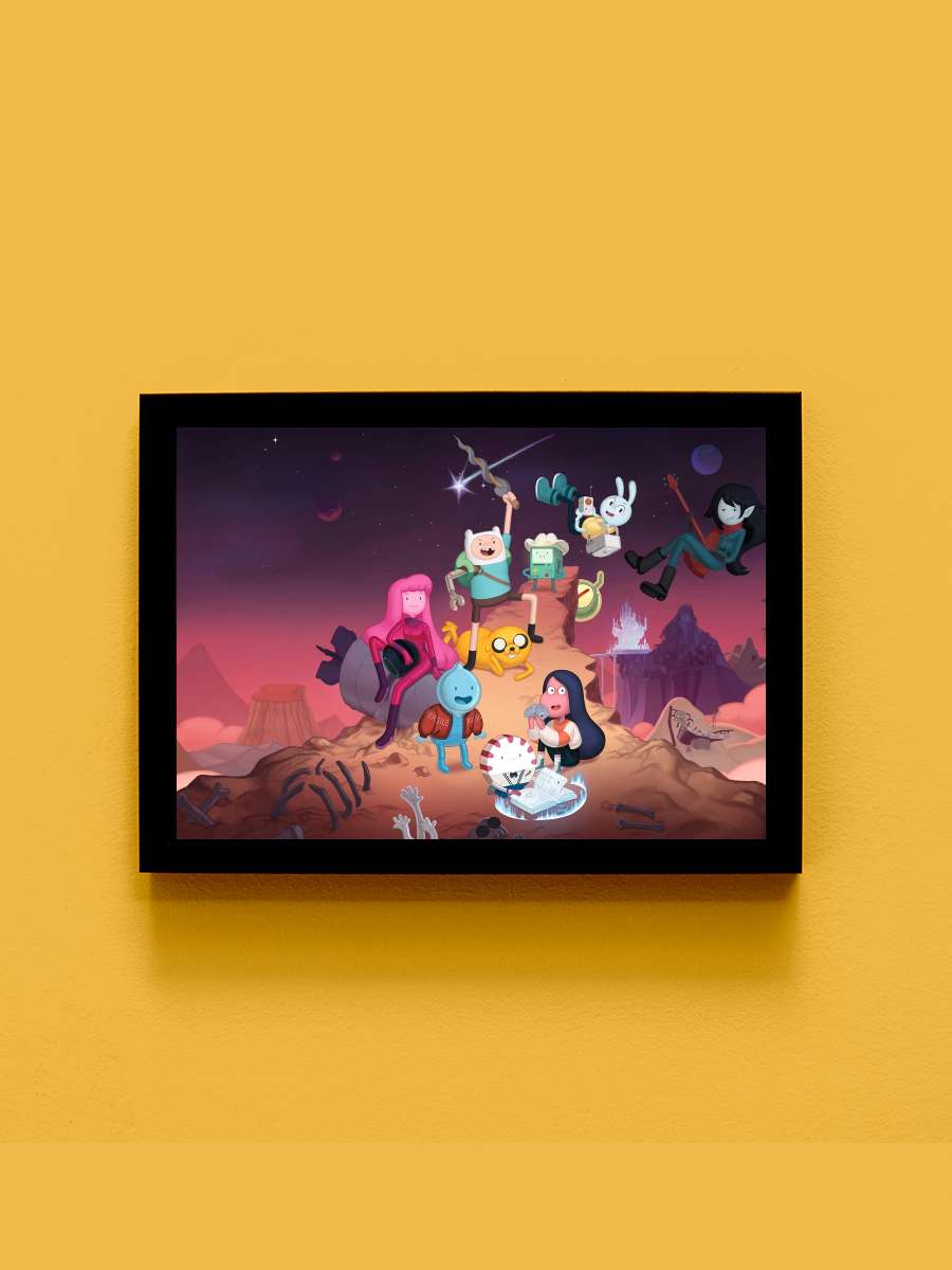 Adventure Time: Uzak Topraklar - Adventure Time: Distant Lands Dizi Tablo Siyah Çerçeveli Dizi Poster Duvar Tablo