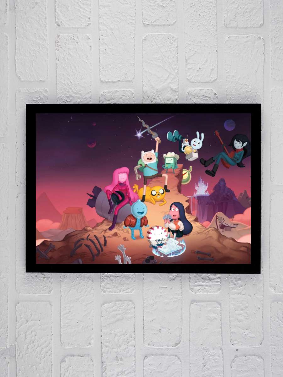 Adventure Time: Uzak Topraklar - Adventure Time: Distant Lands Dizi Tablo Siyah Çerçeveli Dizi Poster Duvar Tablo