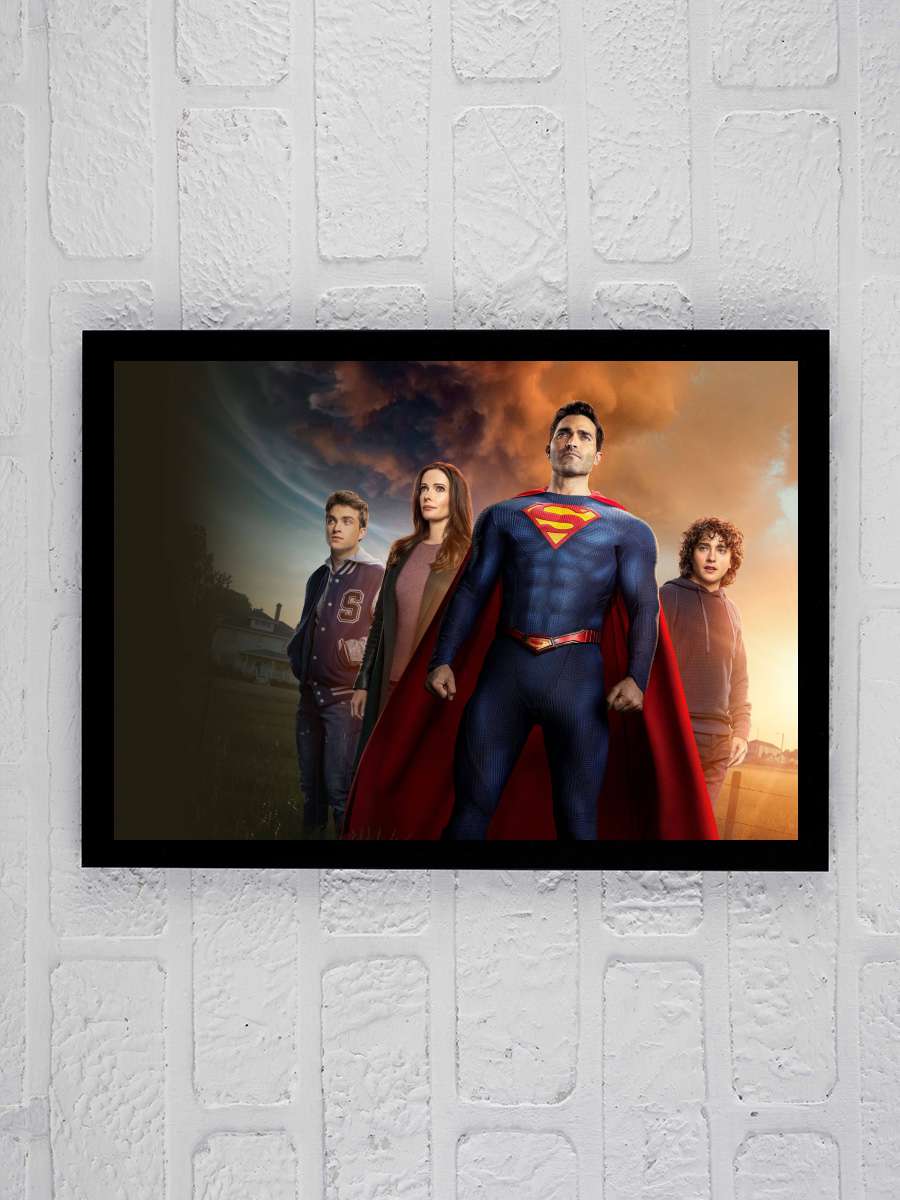 Superman & Lois Dizi Tablo Siyah Çerçeveli Dizi Poster Duvar Tablo