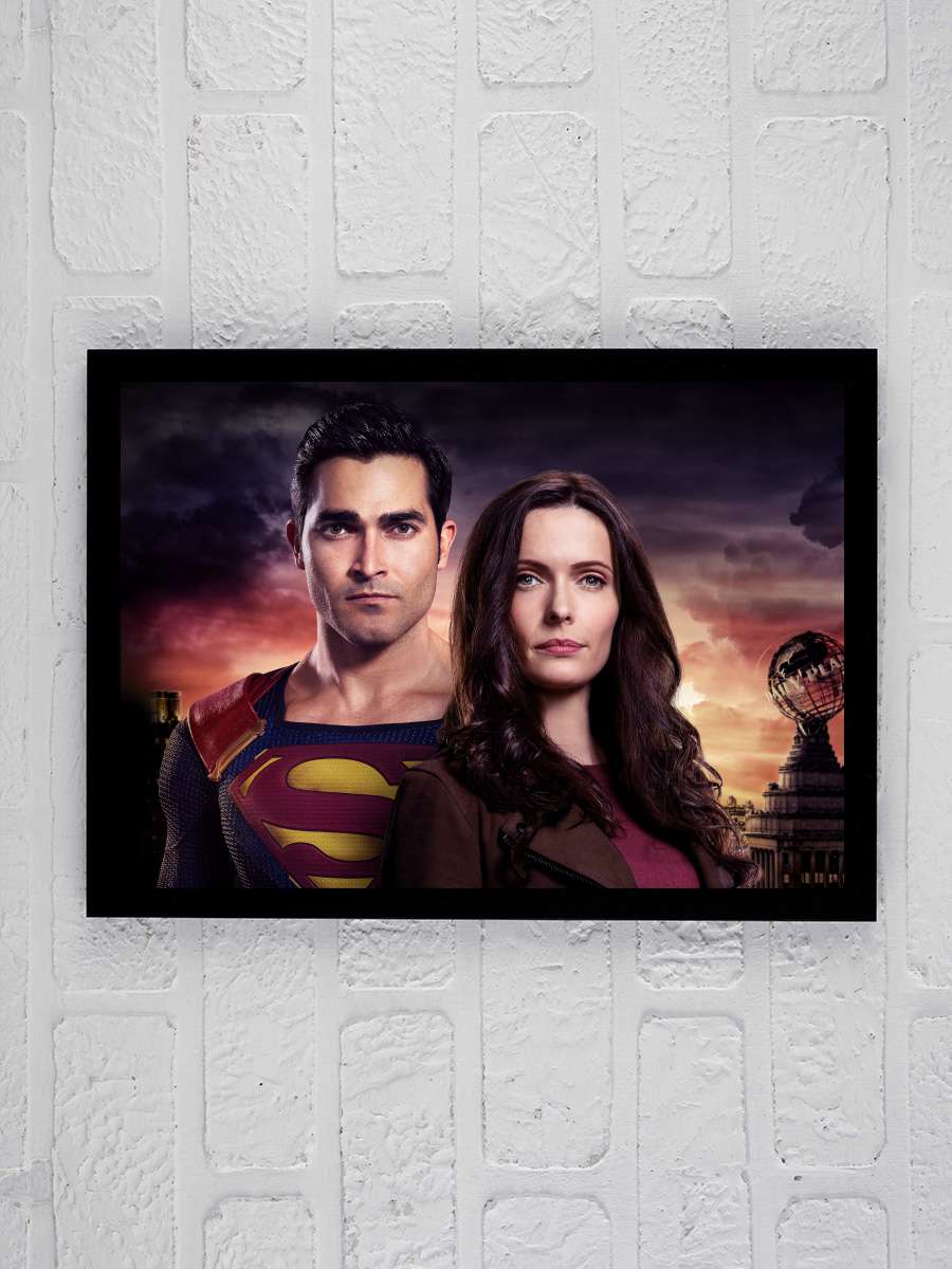 Superman & Lois Dizi Tablo Siyah Çerçeveli Dizi Poster Duvar Tablo