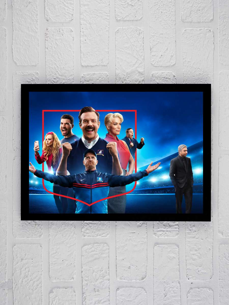 Ted Lasso Dizi Tablo Siyah Çerçeveli Dizi Poster Duvar Tablo