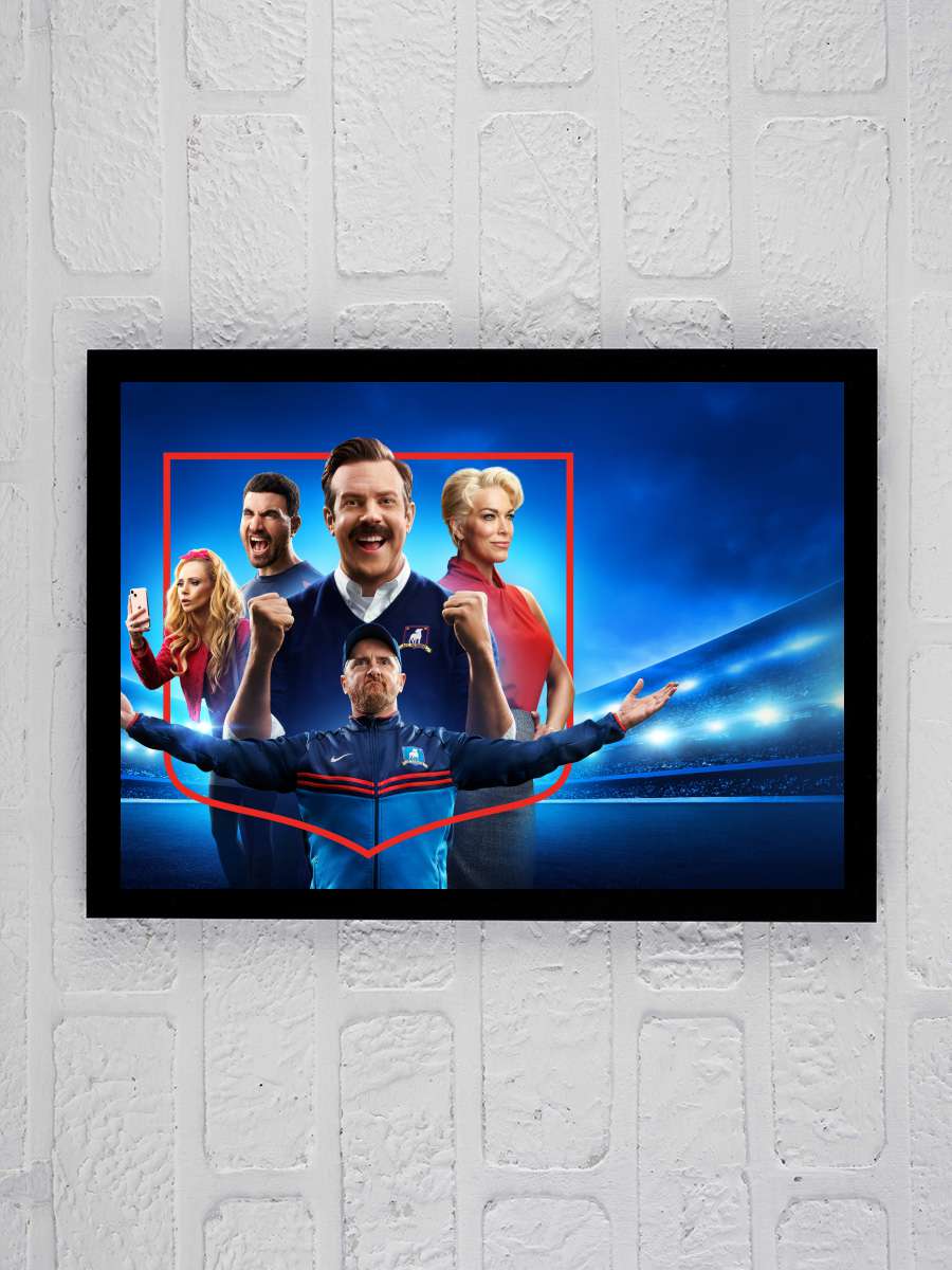 Ted Lasso Dizi Tablo Siyah Çerçeveli Dizi Poster Duvar Tablo