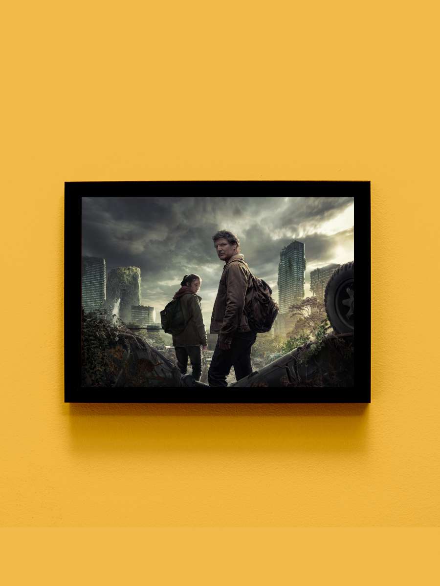 The Last of Us Dizi Tablo Siyah Çerçeveli Dizi Poster Duvar Tablo