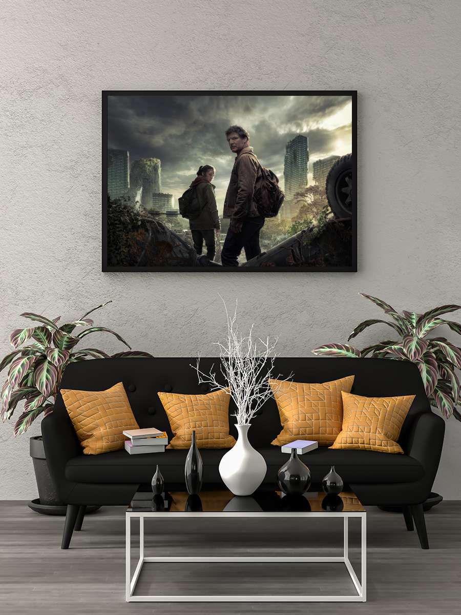 The Last of Us Dizi Tablo Siyah Çerçeveli Dizi Poster Duvar Tablo