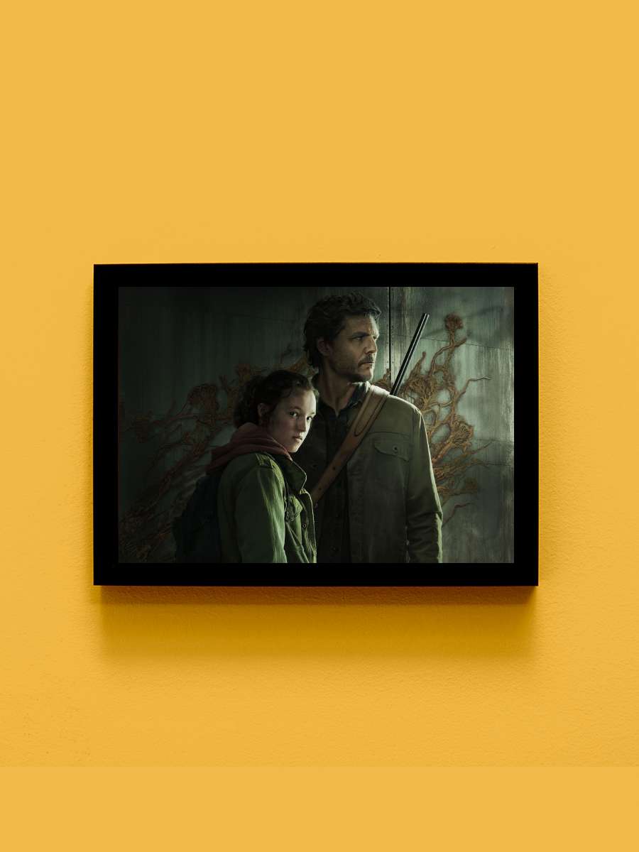 The Last of Us Dizi Tablo Siyah Çerçeveli Dizi Poster Duvar Tablo